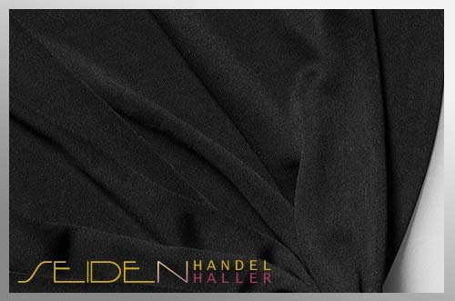 Seidenjersey schwarz